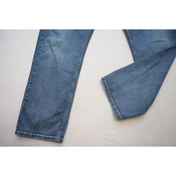 Levi's 559 Relaxed Straight Fit Rugged Blue Denim Jeans Mens Sz 42 x 32 - Picture 3 of 10